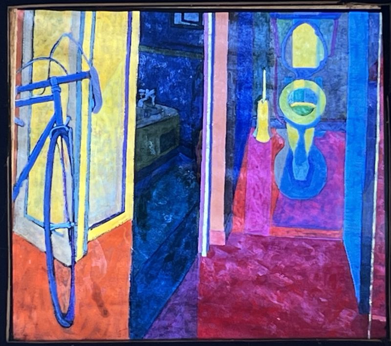 Painting: a work by Brigitta Gaylard